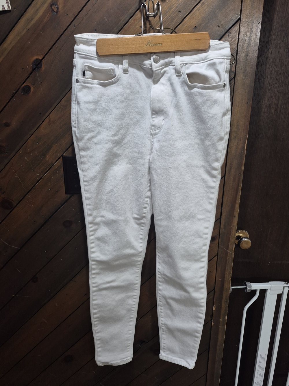 Judy Blue White Skinny Jeans Stretchy Size 7 / 28 Style JB82661WHT